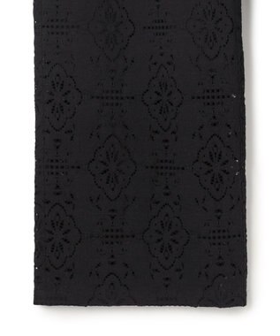 23区 【先行予約】ラッセルオーナメントレース ワイド パンツ ブラック系