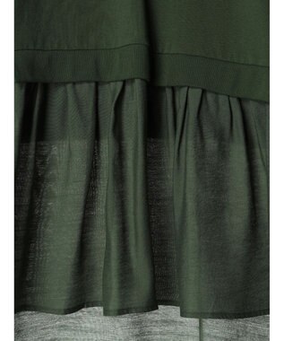 Green Parks カットドッキングフレアラインプルオーバー Green