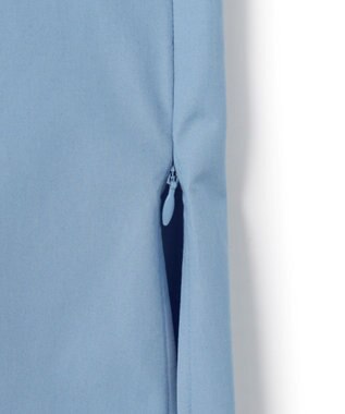 uncrave コットンクロスプレーン シャツワンピース サックス