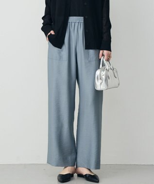 ICB L 【先行予約】ワッシャーツイル ワイドストレートパンツ