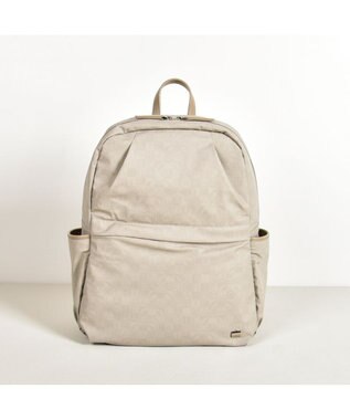 LA BAGAGERIE モノグラムデイリーバックパック アイボリー