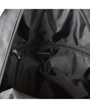 LA BAGAGERIE モノグラムデイリーバックパック ブラック