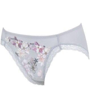 WACOAL ショーツ 【重力に負けないバストケアBra】 はきこみ丈あさめ はきごこちがよい BRB414とペア レディース PRA114 /ワコール チャコールグレー