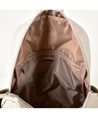 LA BAGAGERIE モノグラムデイリーバックパック アイボリー