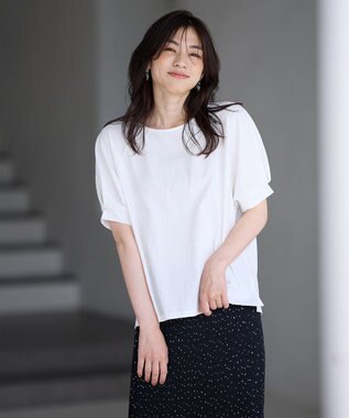 ANY パフスリーブラグランTシャツ オフ