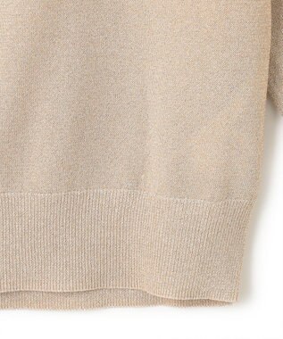 BEIGE， 【S-size】JUSSIEU / ラメ ニットパーカー Gold