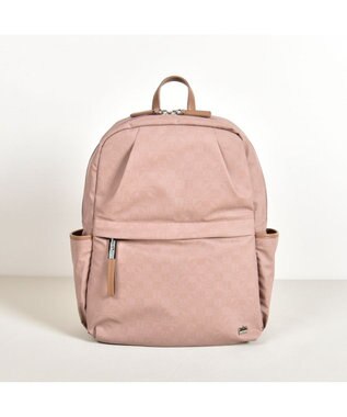 LA BAGAGERIE モノグラムデイリーバックパック ピンク