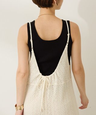 AMERICAN HOLIC レースキャミサロペット【WEB限定カラー有り】 Ivory