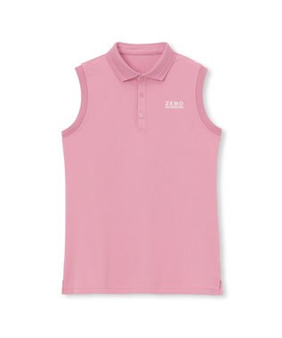 ZERO HALLIBURTON ZHG-W6b ノースリーブポロシャツ 82697 ZERO HALLIBURTON ゼロハリバートン レディースゴルフ トップス ピンク