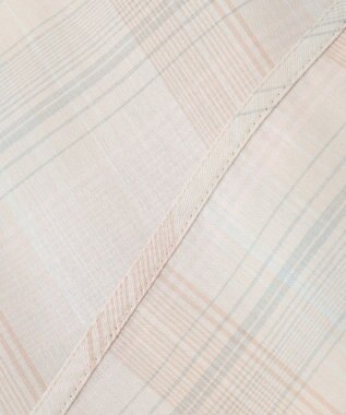 ICB 【洗える】シアーチェック シャツ トープ系