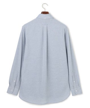 J.PRESS MEN ポロシャツのような快適な着心地【吸水速乾 / ストレッチ / 消臭 / ノンアイロン】エレスポジャージー ドレスシャツ / B.D. サックスブルー系