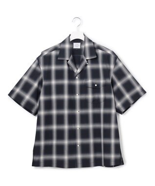 J.PRESS YORK STREET 【UNISEX】オンブレーチェック オープンカラーシャツ