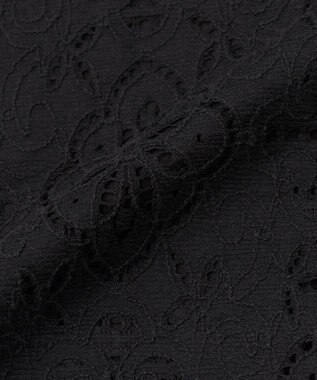 23区 【先行予約】ラッセルオーナメントレース ワイド パンツ ブラック系