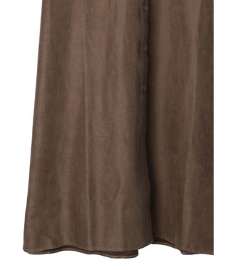 Green Parks マイクロピケシャツワンピース Camel