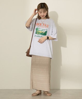 AMERICAN HOLIC FARM PARKプリントTシャツ Gray Mixture