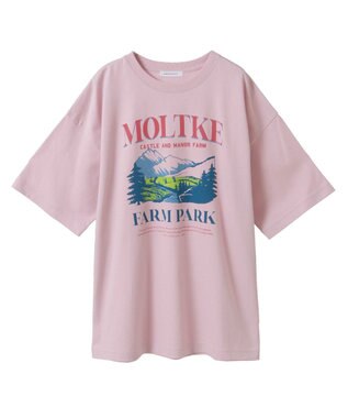 AMERICAN HOLIC FARM PARKプリントTシャツ Pink