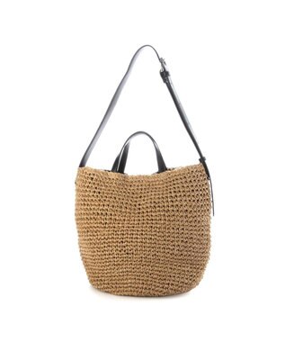 UNBILLION カシュカシュ cachecache / 丸底バケットクロッシュ2wayトート カゴバッグ ブラック