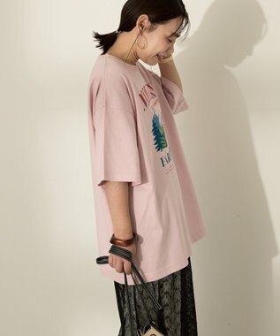 AMERICAN HOLIC FARM PARKプリントTシャツ Pink