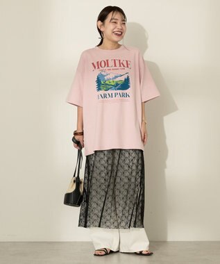 AMERICAN HOLIC FARM PARKプリントTシャツ Pink