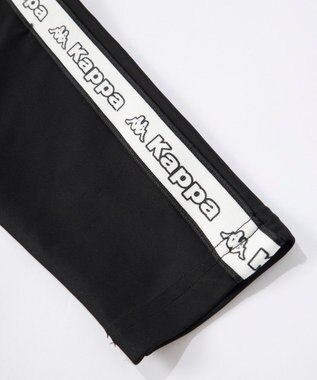 OP／FILA 【Kappa】ラインデザイン長袖ZIPラッシュガード ブラック