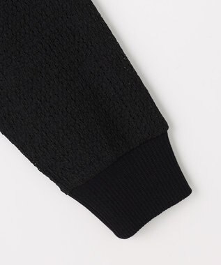 J.PRESS LADIES 【冷房対策に】レーシー カーディガン ブラック系