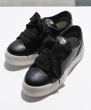 TOCCA 【2種類の靴紐付き2WAY・軽量】TNY SNEAKERS スニーカー ブラック系