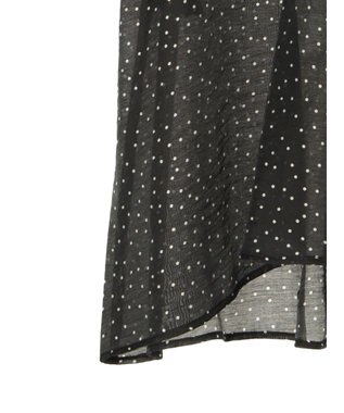 AMERICAN HOLIC 接触冷感シアーフリルブラウス Dot