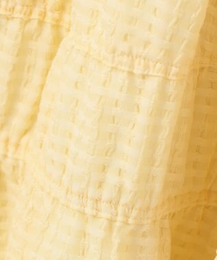 組曲 【WEB限定】ステッチストライプドビー ギャザースカート シェルイエロー系