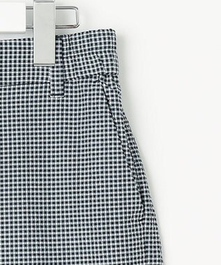 23区GOLF 【WOMEN】【撥水・ストレッチ】サッカー アンクルパンツ ネイビー系3