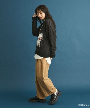 Green Parks １０１匹わんちゃん／ジャガードニット Black