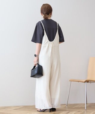 AMERICAN HOLIC レースキャミサロペット【WEB限定カラー有り】 Ivory