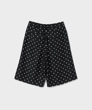 GRACE CONTINENTAL ドットハーフパンツ ブラック