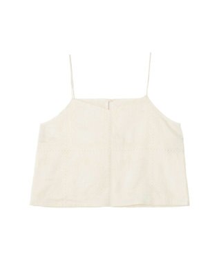 Green Parks 前後２ＷＡＹレース刺繍ビスチェ Ivory