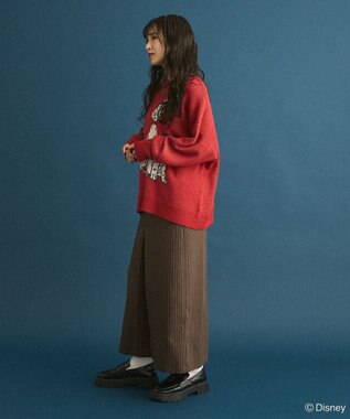 Green Parks １０１匹わんちゃん／ジャガードニット Red