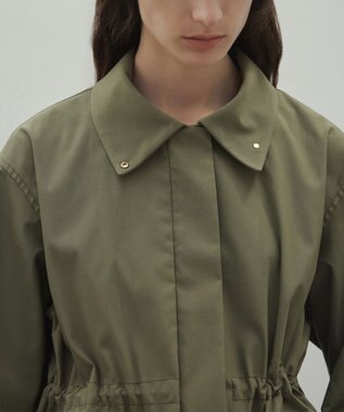 BEIGE， 【Precious 4月号掲載】IBERIS / スタンドカラーブルゾン Khaki