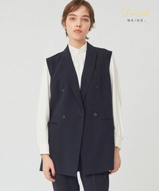 BEIGE， CINDY / ジレ Navy