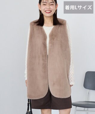 AMERICAN HOLIC 【選べる丈】ファーベスト Beige