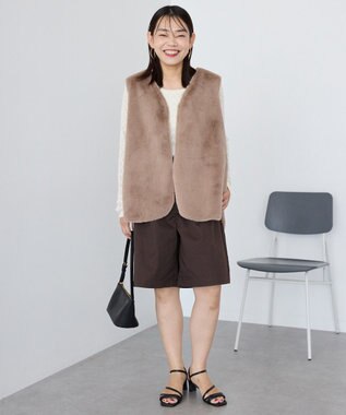 AMERICAN HOLIC 【選べる丈】ファーベスト Beige