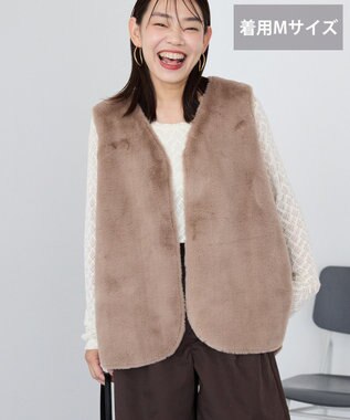 AMERICAN HOLIC 【選べる丈】ファーベスト Beige