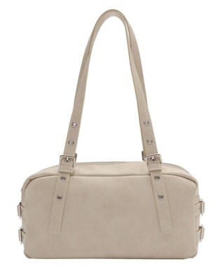 WEGO サイドベルトボストンバッグ ライトベージュ