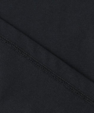 23区 【井波麻里衣さんコラボ】カリグラフィー プリント Tシャツ ブラック×フロスト