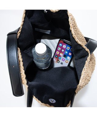 UNBILLION カシュカシュ cachecache / 丸底バケットクロッシュ2wayトート カゴバッグ ブラック