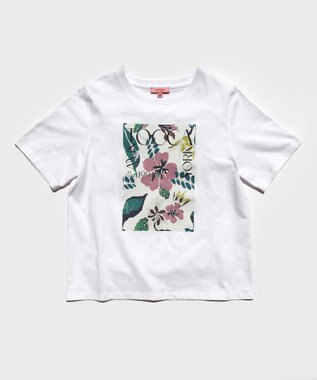 TOCCA 【接触冷感・UV90%以上カット・洗える】EXOTIC FLORAL Tシャツ ホワイト系
