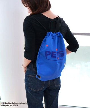 PW CIRCULUS 〈Pepsiコラボ〉【UNISEX】オリジナルナップサック ブルー系