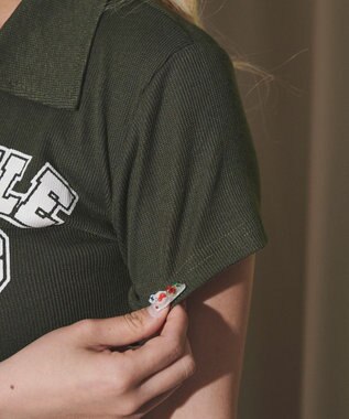 WEGO ロゴダブルZIPトップ カーキ