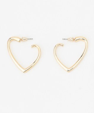 23区 【WEB限定】ハートピアス ゴールド系