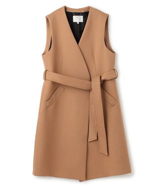 BEIGE， 【S-size】TOURNELLES / ロングジレ Camel