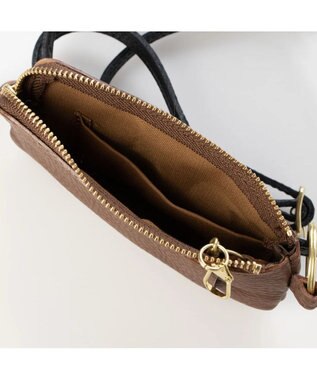 UNBILLION perche フラグメントケース付きモバイルショルダー ブラック