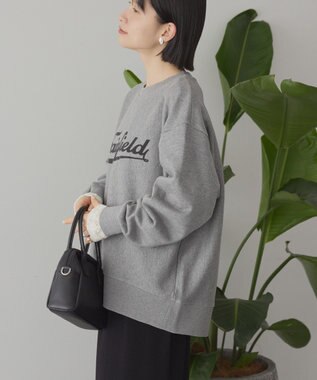 AMERICAN HOLIC Fairfield フロッキースウェットプルオーバー Light Gray Mixture