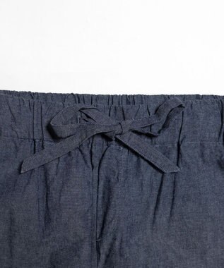 LENO DUNGAREES EASY PANTS《UNISEX》/ ダンガリーイージーパンツ INDIGO
